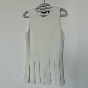 THEORY peplum white top